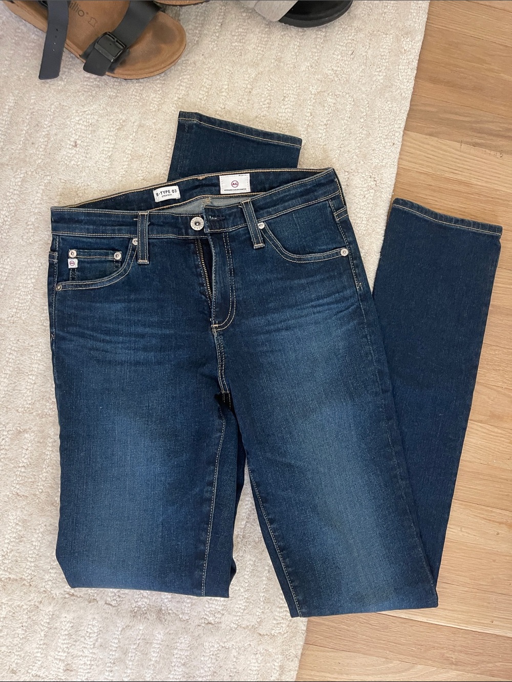 Ag Adriano Goldschmied Indigo Skinny Jeans